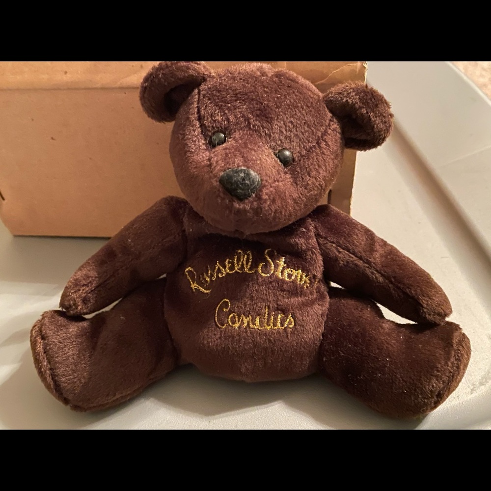 Collected New RUSSELL STOVER Brown Teddy Bear "Love Chocolate" Plush Toy Bear